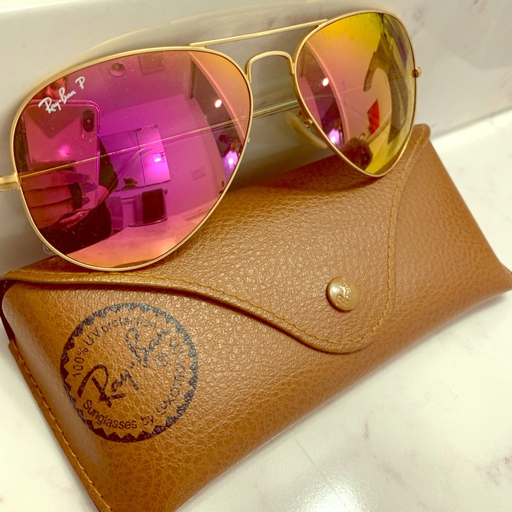 RAY BAN Polarized Aviators